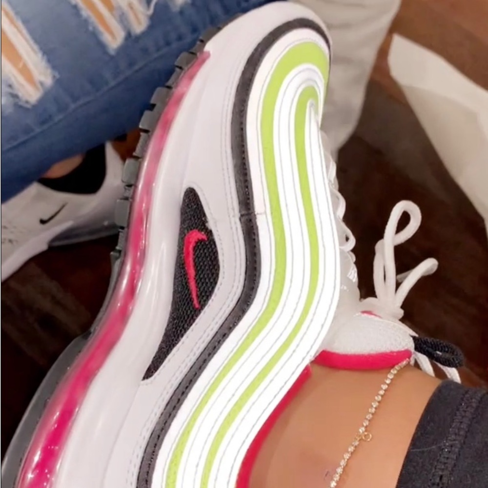 Air Max 97 White Volt Rush Pink - Picture 2 of 3